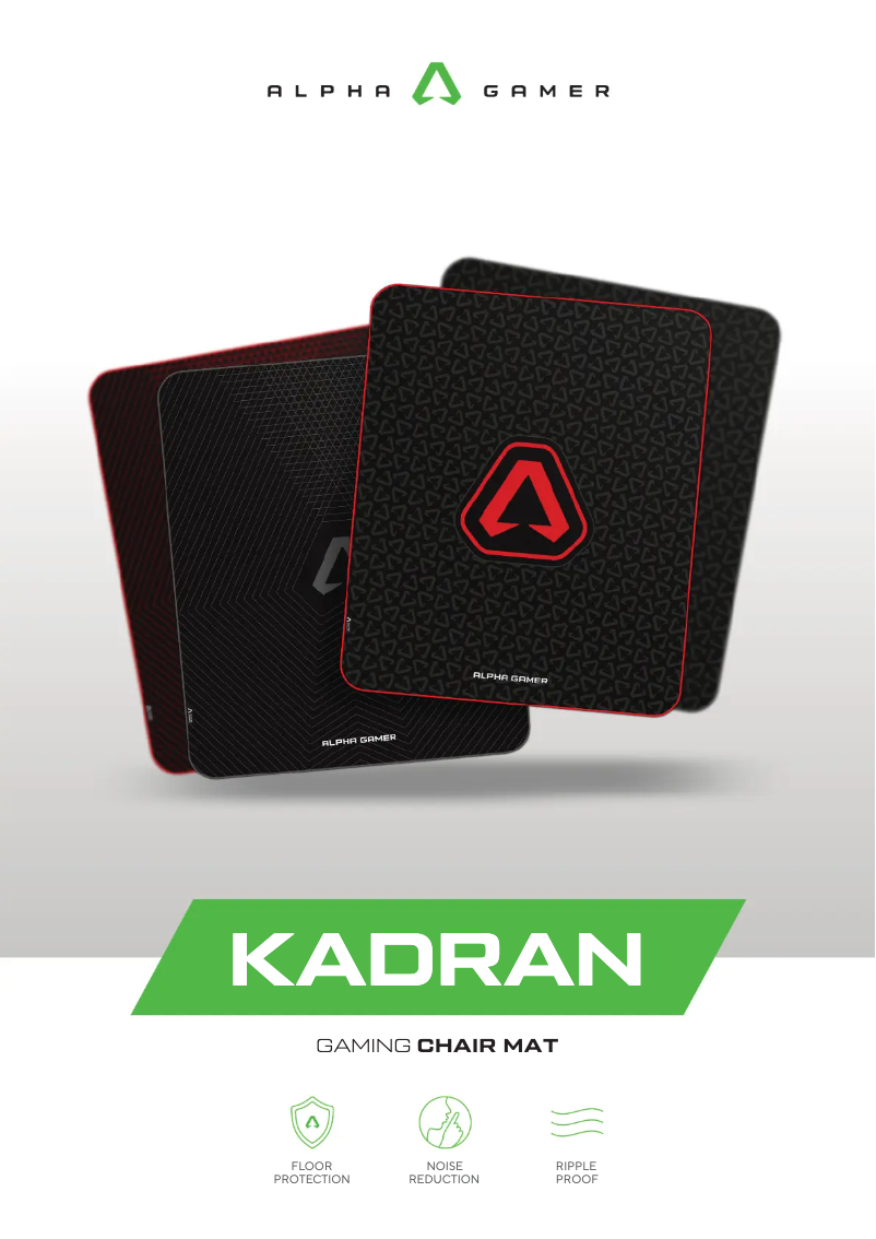 Page 1 of the manual User Manual Alpha Gamer KADRAN