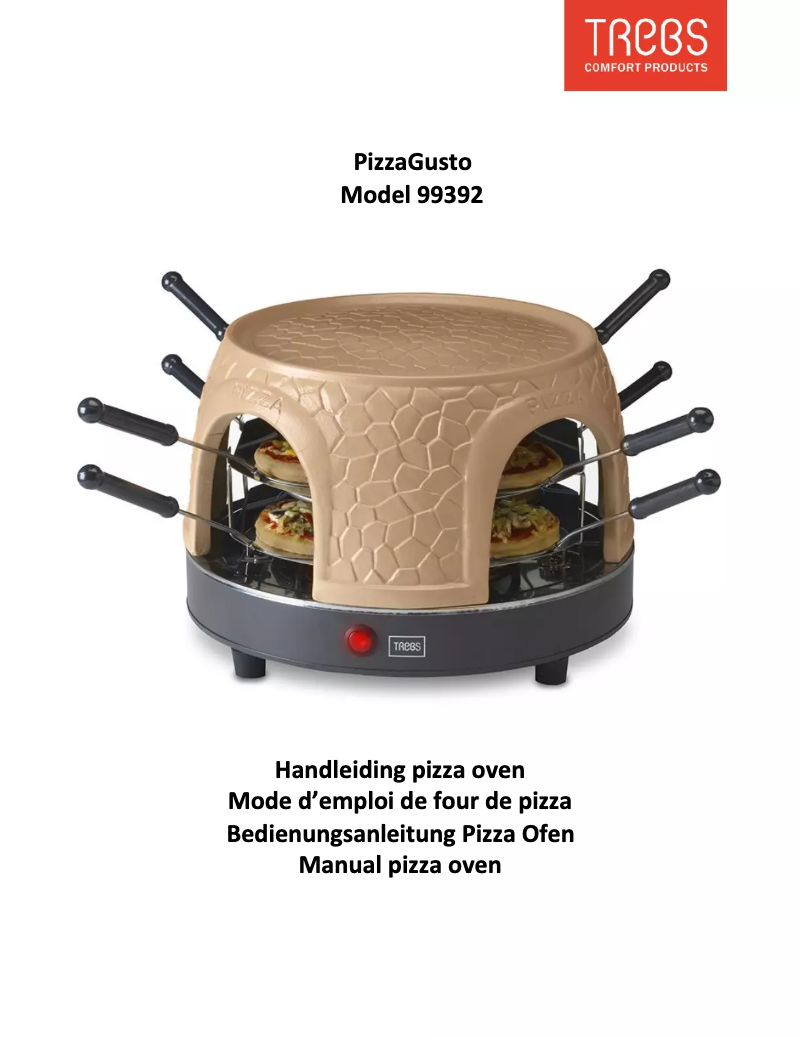 Image de la première page du manuel de l'appareil PizzaGusto 99392