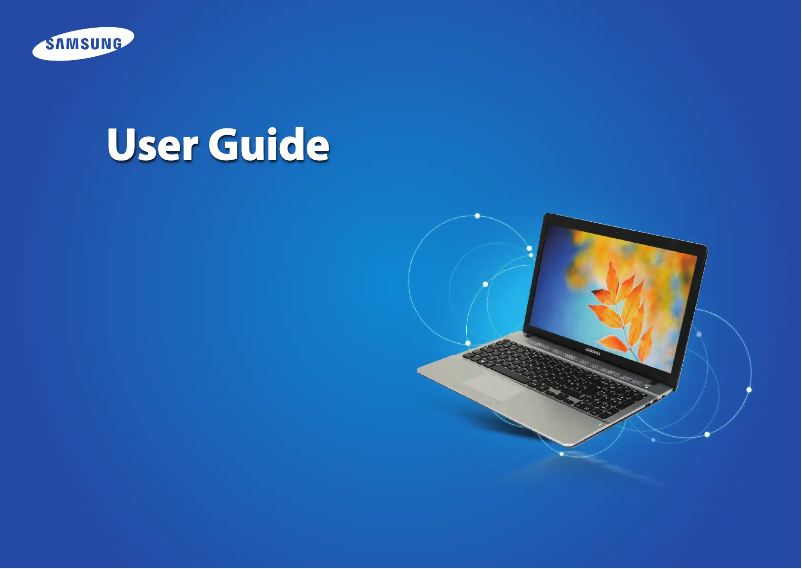 First page image of the manual for ATIV NP275E4E