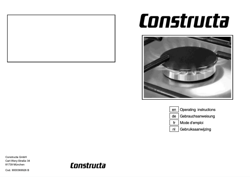 First page image of the manual for CA174650