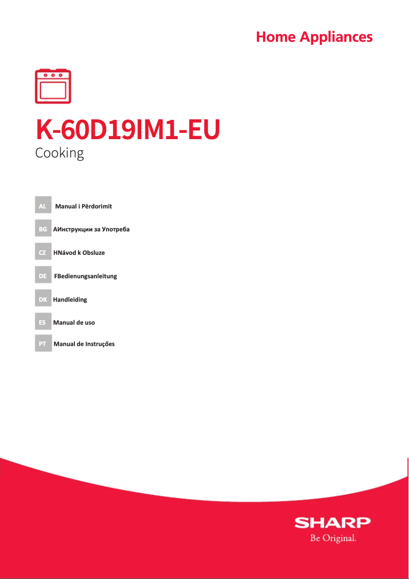 First page image of the manual for K-60D19IM1-EU