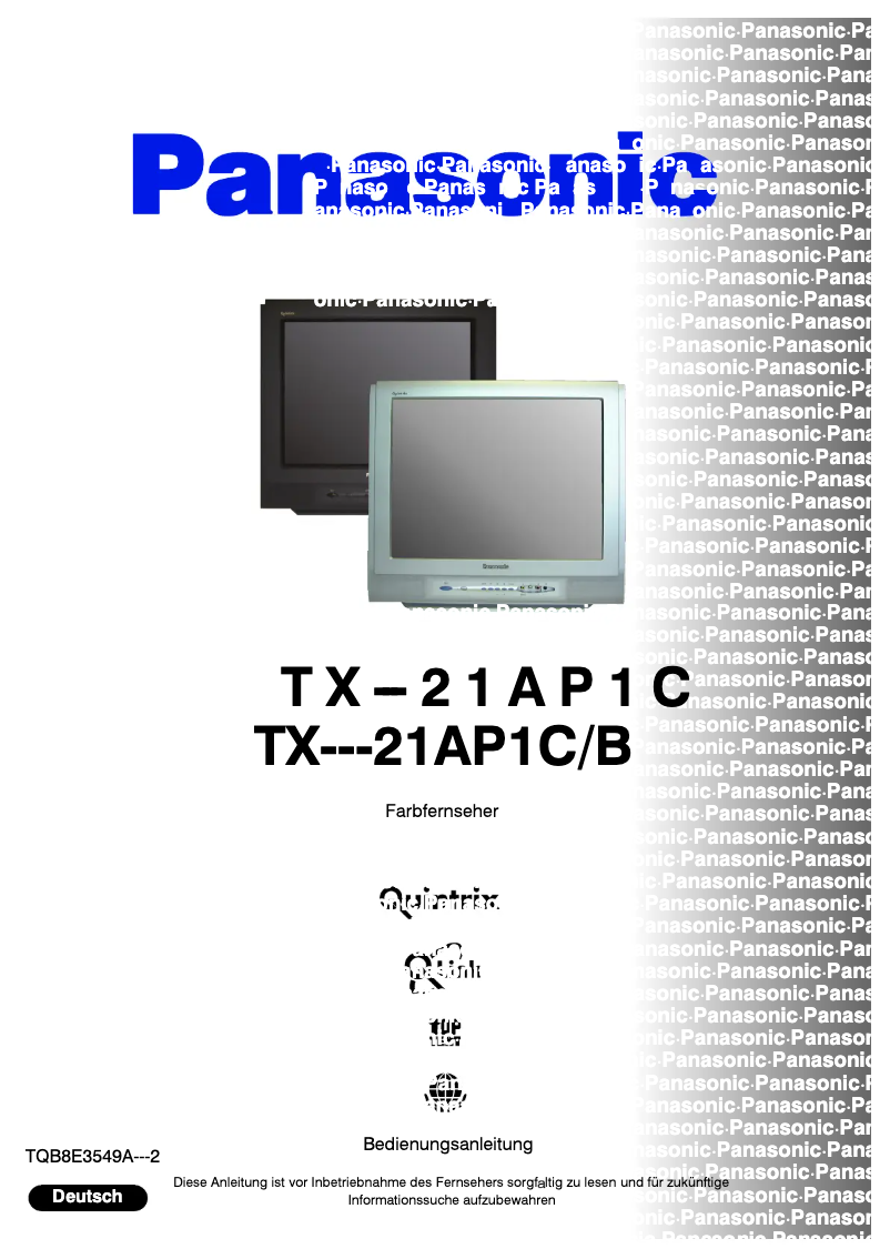 First page image of the manual for TX-21AP1CB