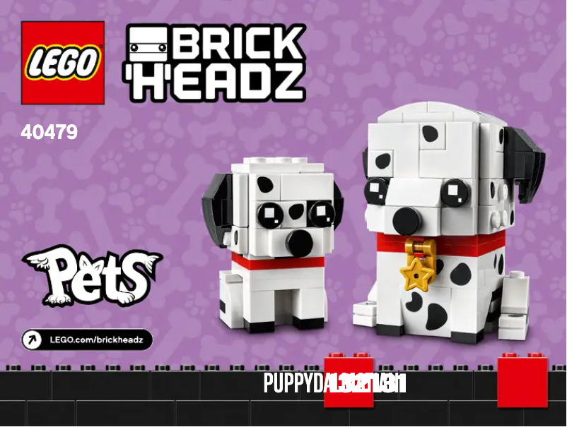 First page image of the manual for Brickheadz 40479