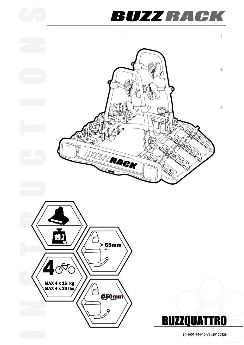 Page 1 of the manual User Manual Buzz Rack Buzzquattro