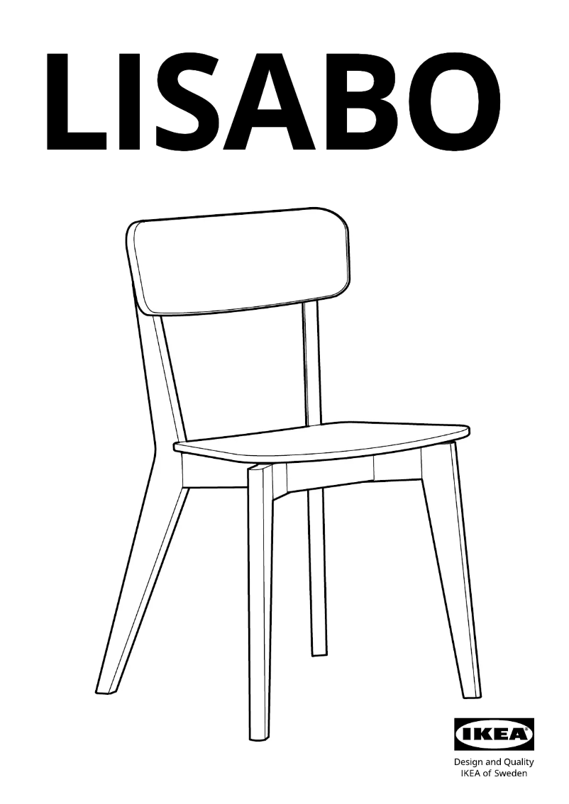 First page image of the manual for LISABO 804.572.36