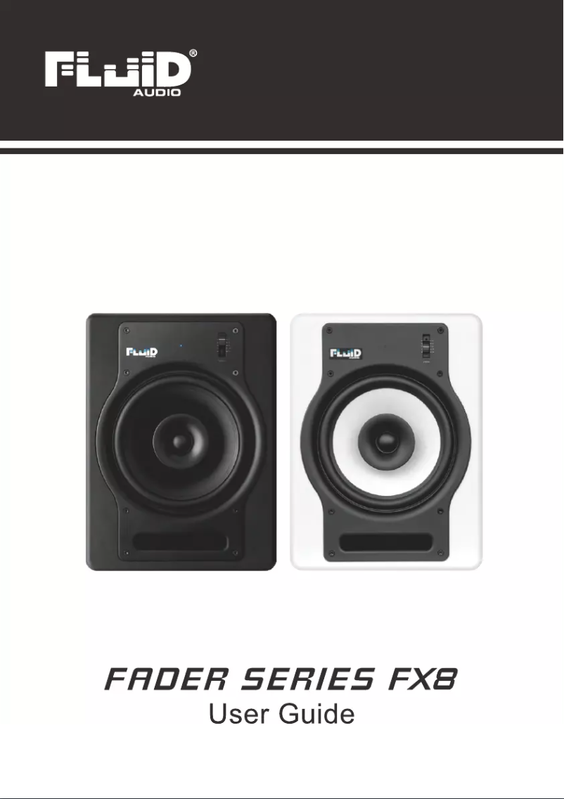 Page 1 of the manual User Manual Fluid FX8