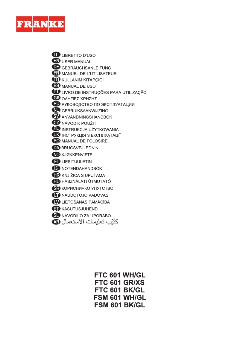 Image de la première page du manuel de l'appareil FTC 601 BK/GL