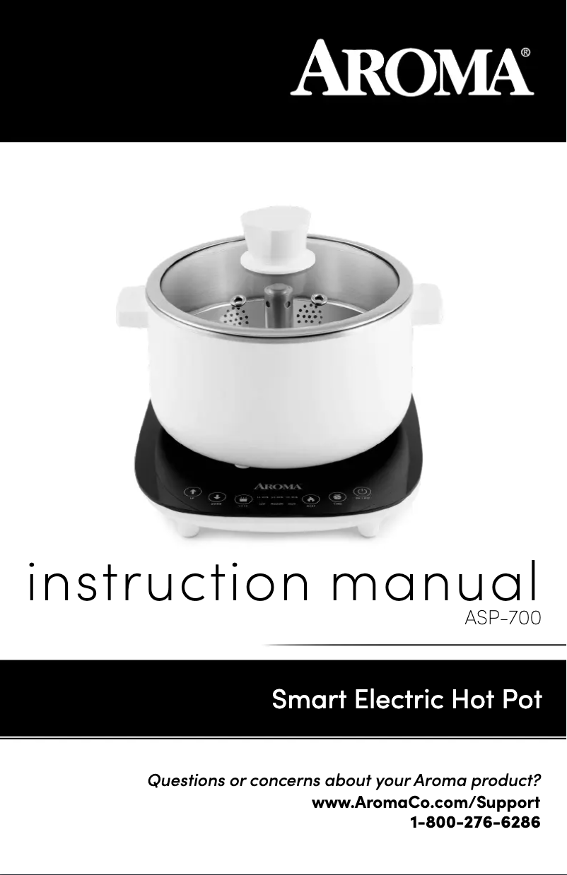 Page 1 de la notice Manuel utilisateur Aroma ASP-700