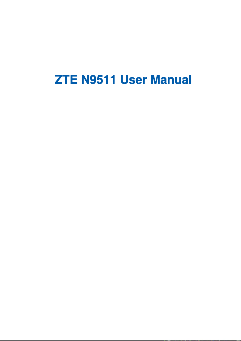 Page 1 of the manual User Manual ZTE Source