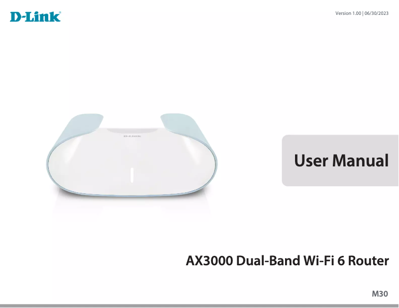 First page image of the manual for M30