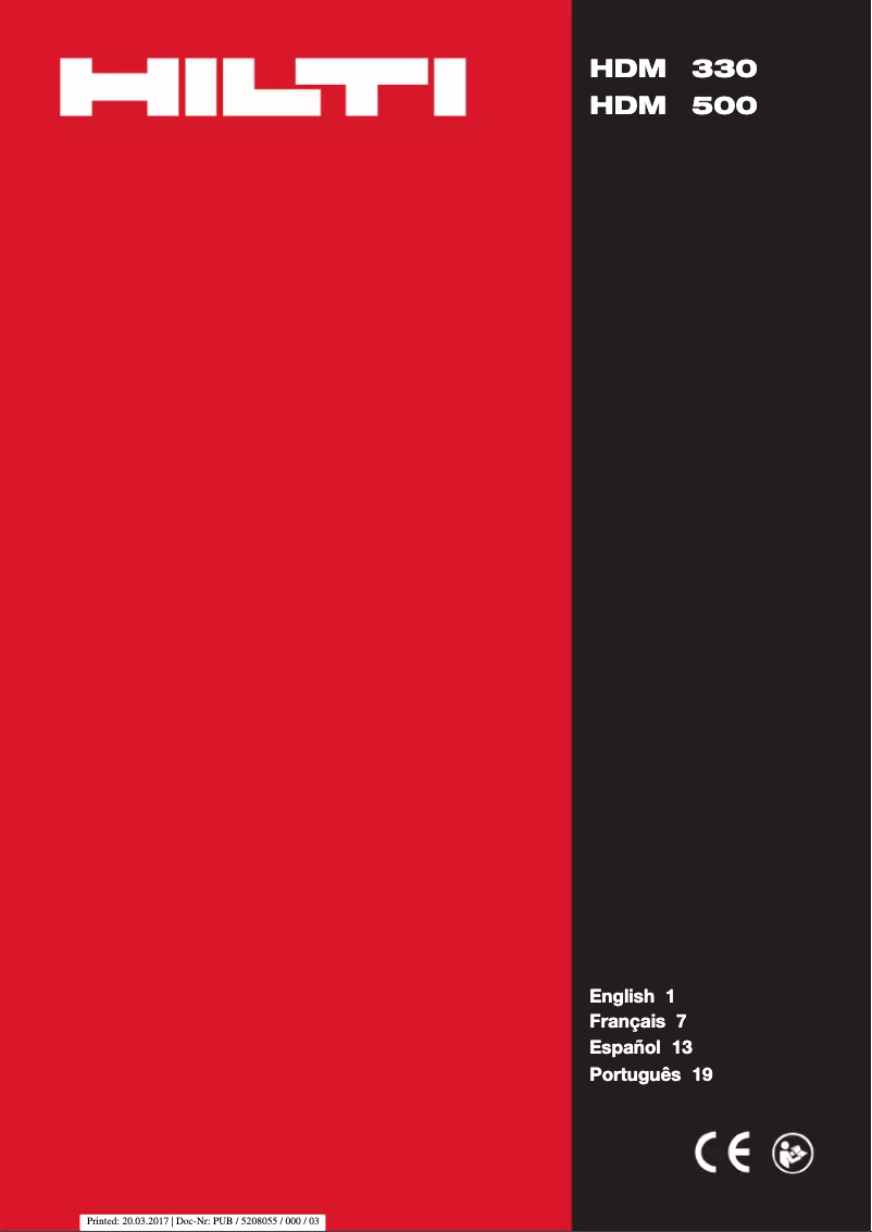 First page image of the manual for CP 660