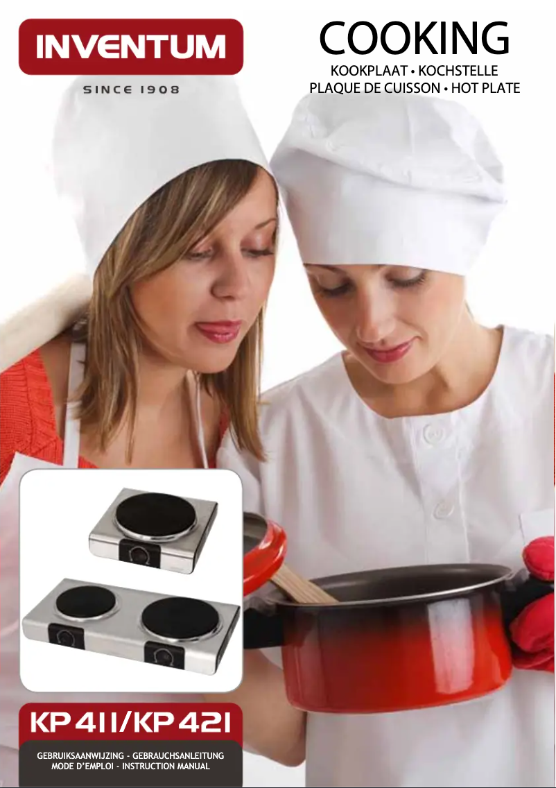 First page image of the manual for KP411