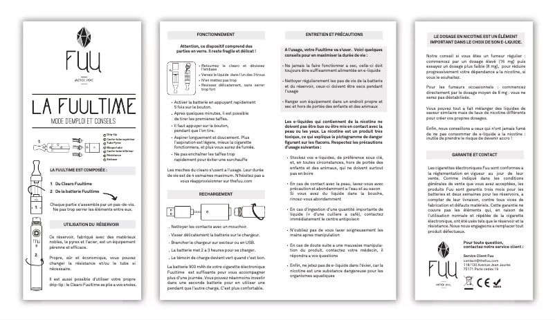 First page image of the manual for La ltime