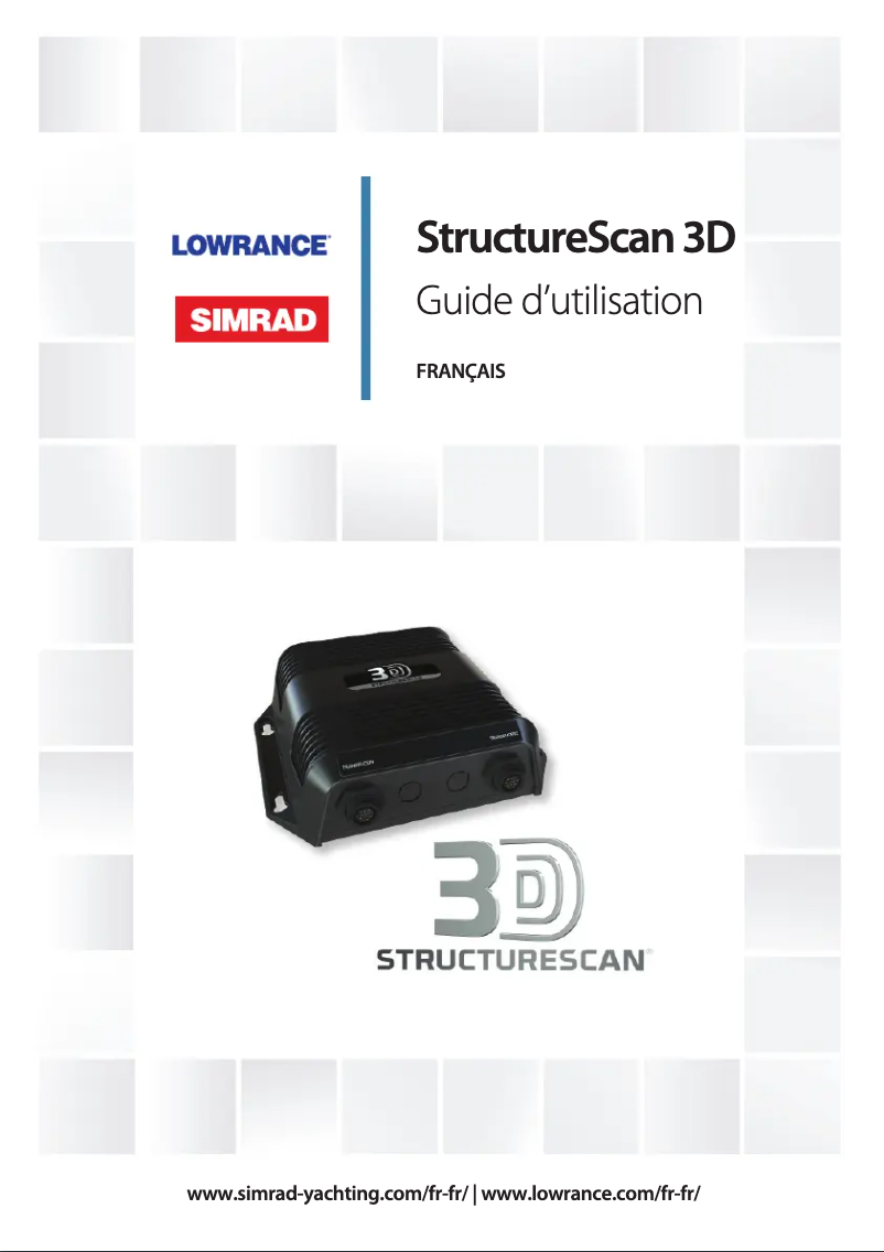 First page image of the manual for StructureScan 3D