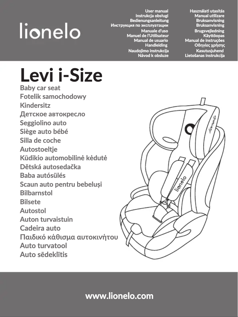 First page image of the manual for Levi