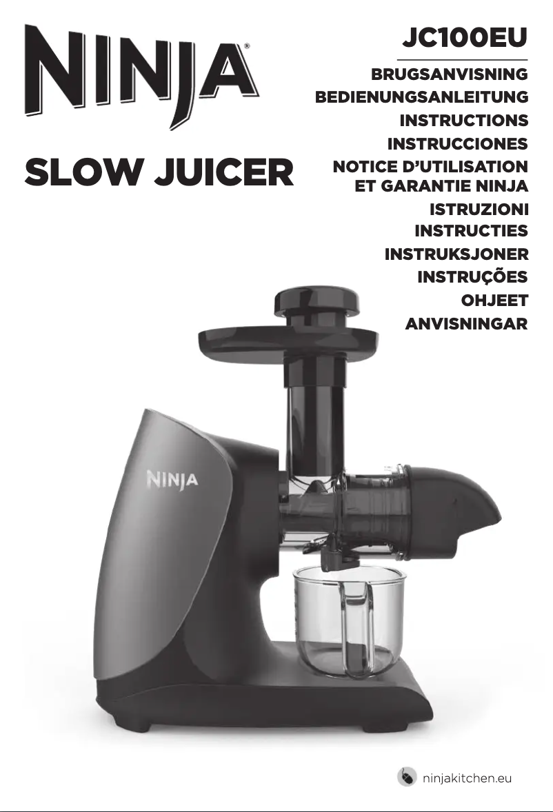 First page image of the manual for Foodi JC100EU