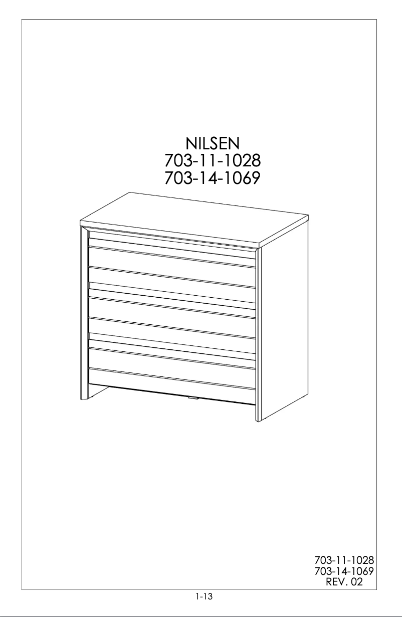 First page image of the manual for Nilsen (85x50x80)