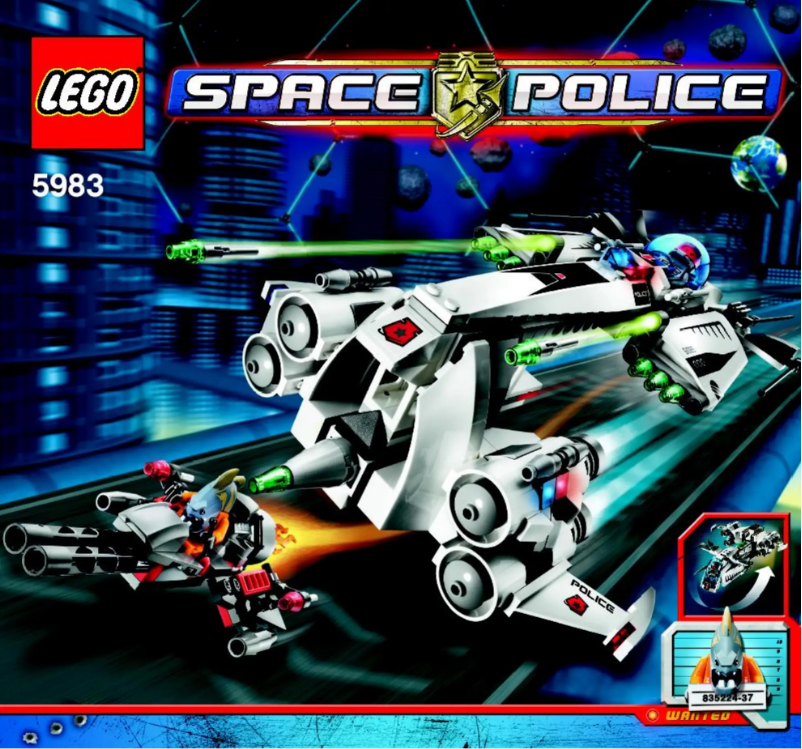 Page 1 of the manual User Manual Lego SP Undercover Cruiser