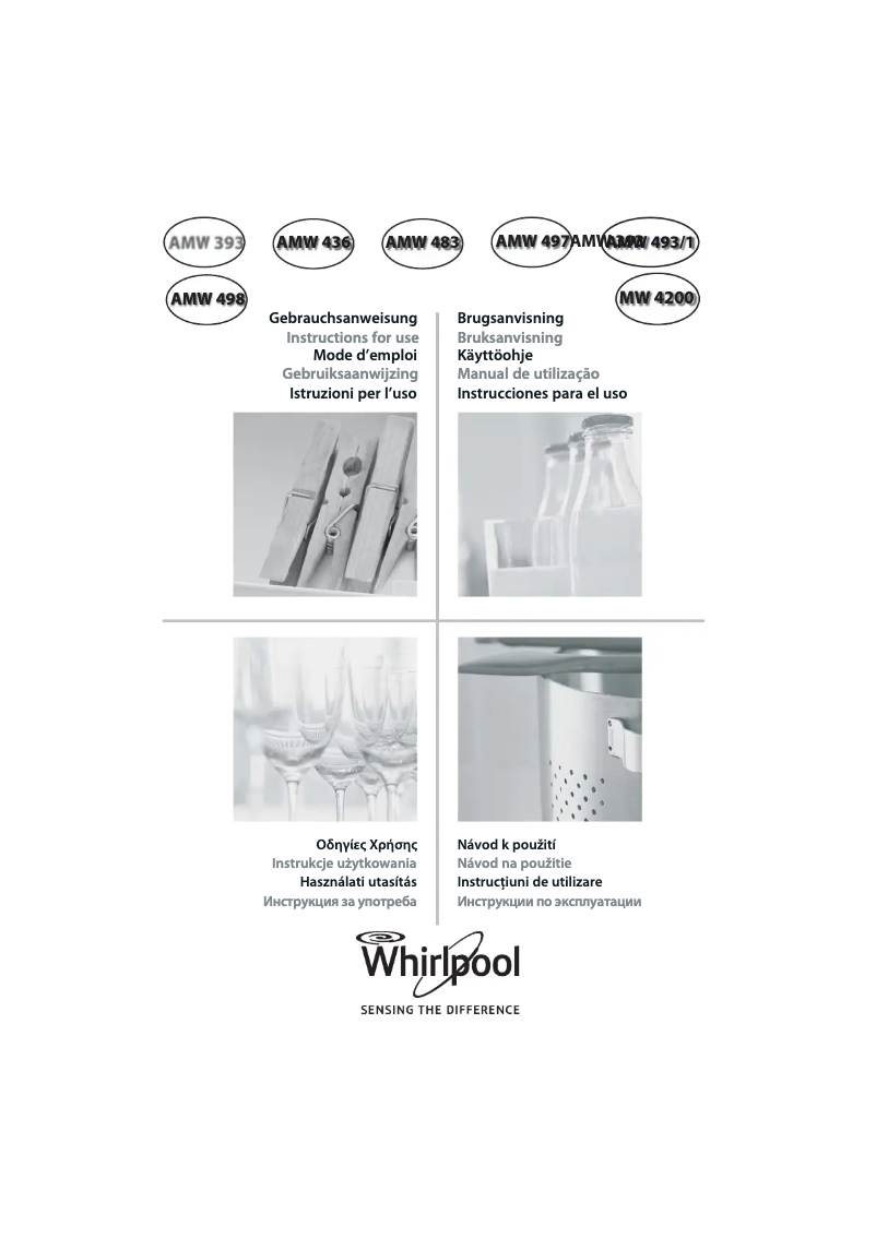 Page 1 of the manual User Manual Whirlpool AMWR 483 IX