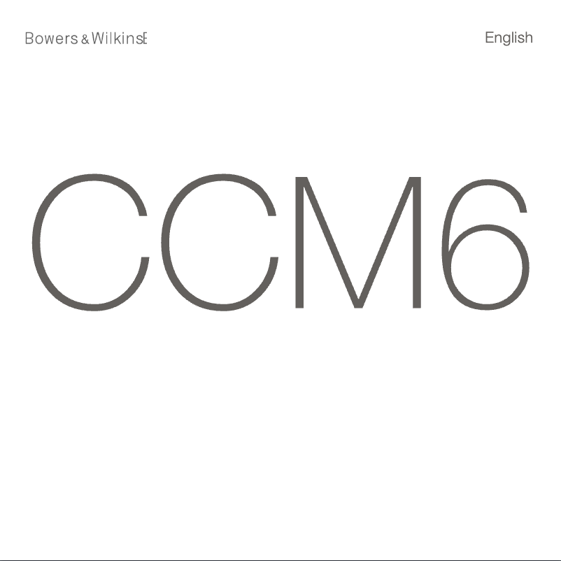 First page image of the manual for CCM663SR