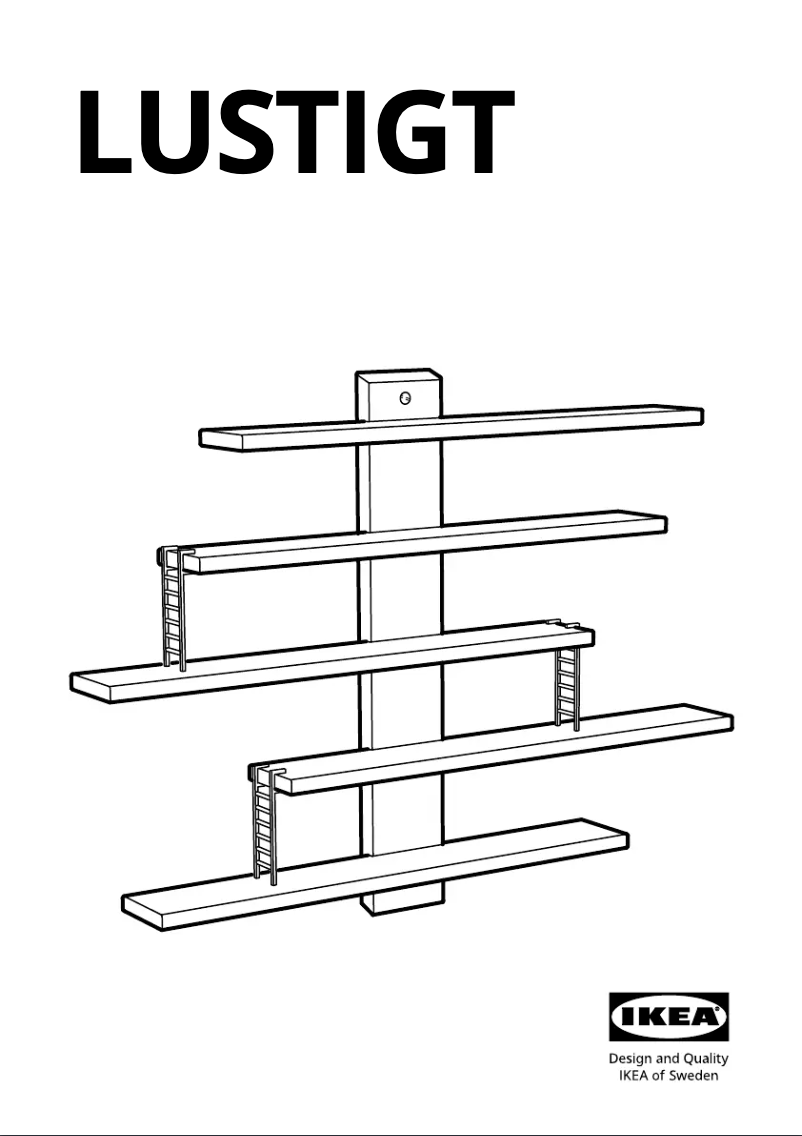 First page image of the manual for LUSTIGT 103.818.53