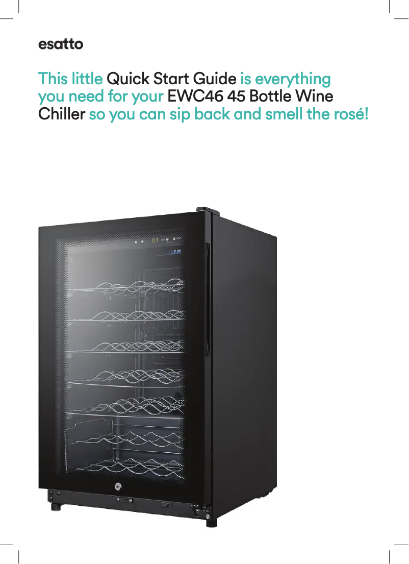 Page 1 of the manual Quick Start Guide Esatto EWC46