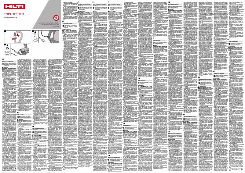 Page 1 of the manual User Manual Hilti 15lbs