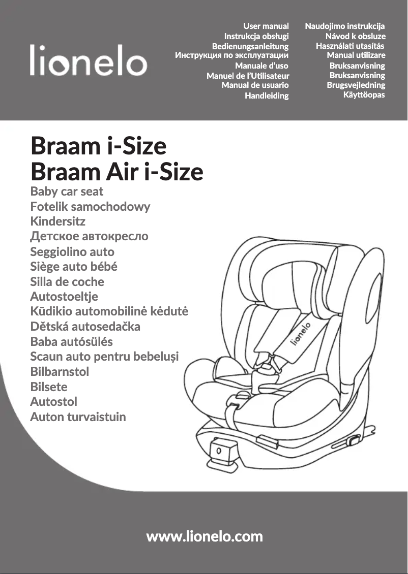 Page 1 de la notice Manuel utilisateur Lionelo ​​Braam Air