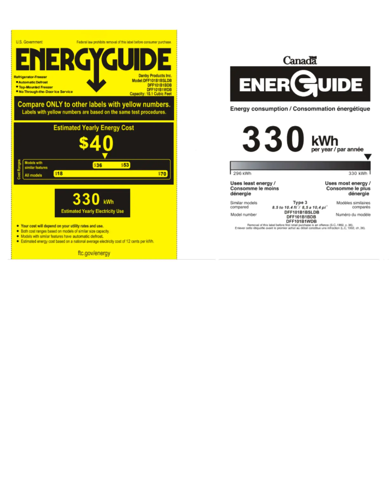 First page image of the manual for DFF101B1BSLDB