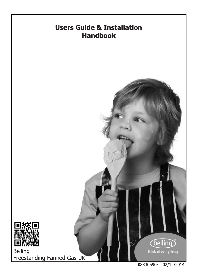 First page image of the manual for FSG60DOF LPG