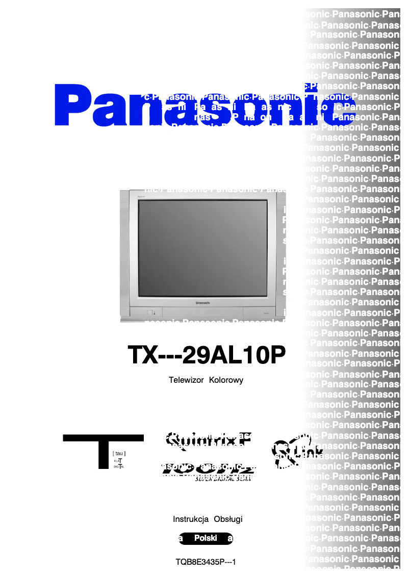 Page 1 of the manual User Manual Panasonic TX-29AL10P