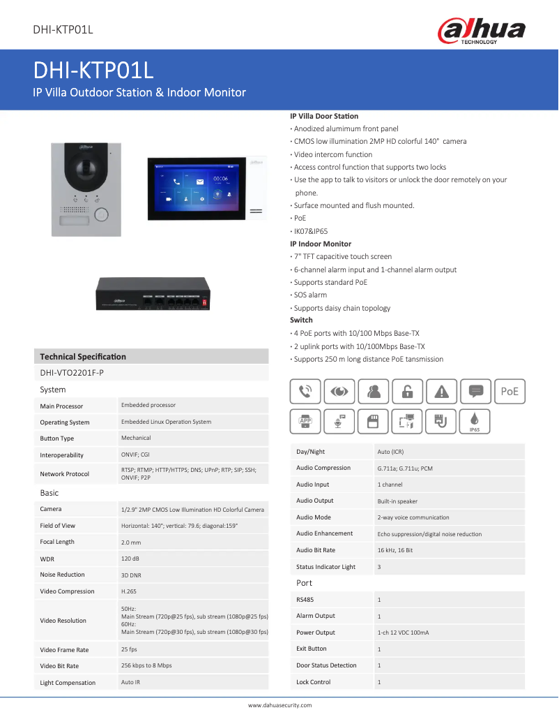 First page image of the manual for KTP01L
