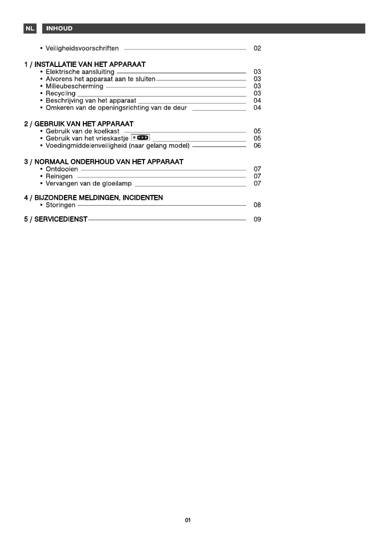 Page 1 de la notice Manuel utilisateur Brandt BFD2214BW
