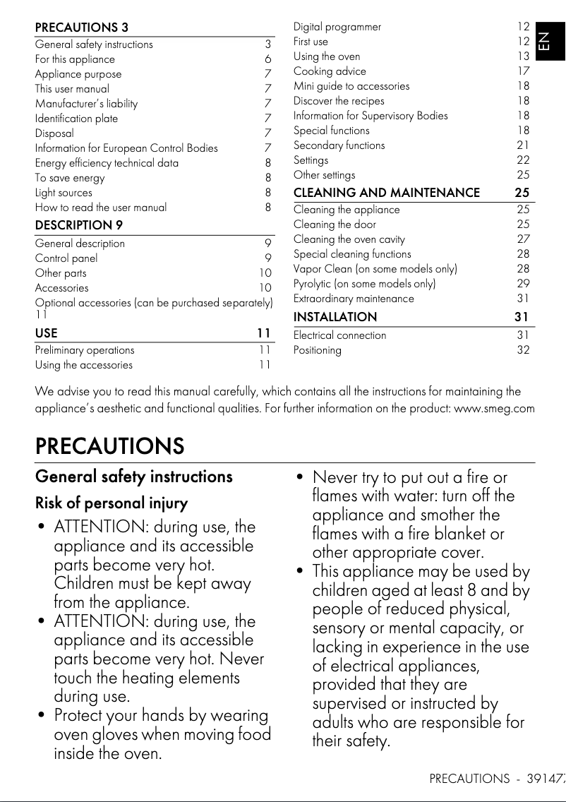 First page image of the manual for SOPA6102TG
