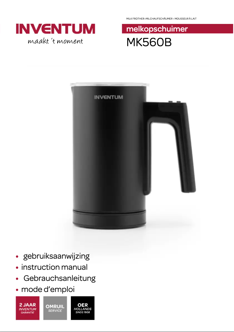 Page 1 of the manual User Manual Inventum MK560B