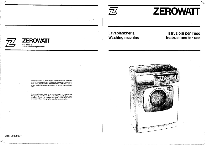 First page image of the manual for ZA 77