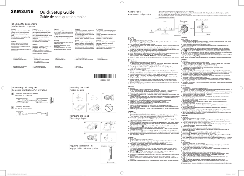 Page 1 of the manual User Manual Samsung S19F350HNU