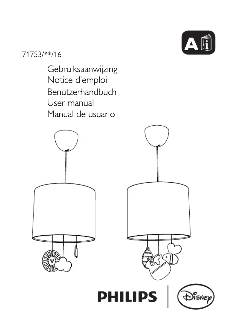 Image de la première page du manuel de l'appareil Disney 71753/30/16
