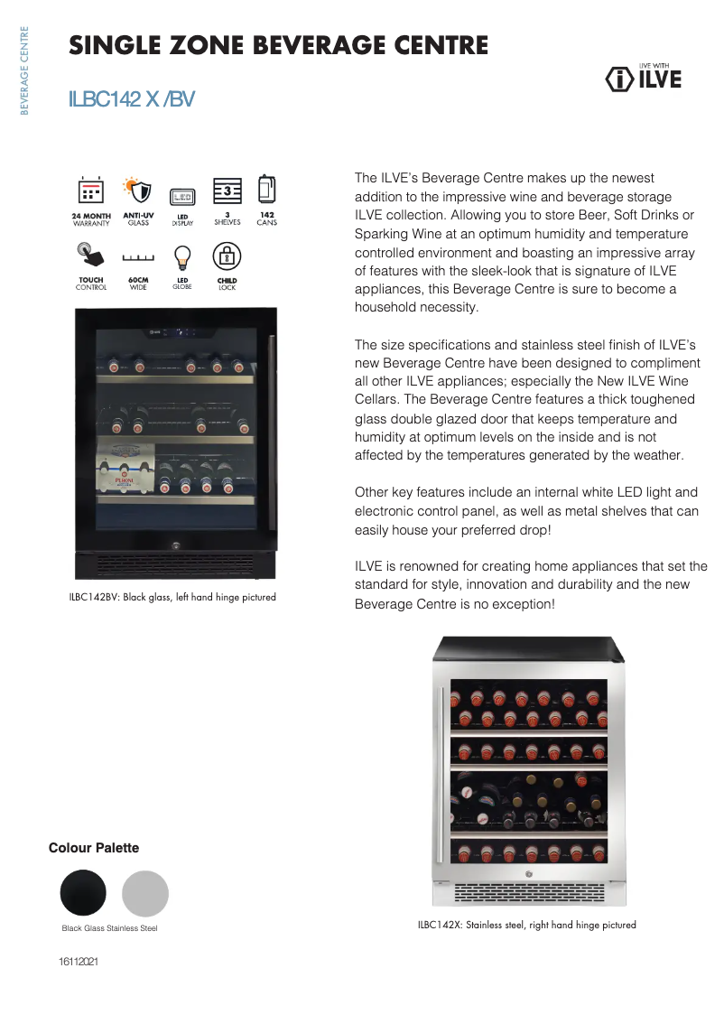 First page image of the manual for ILBC142BVL