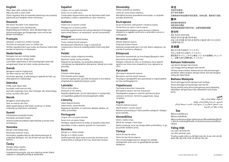 Page 1 of the manual User Manual Ikea SALNÖ 705.643.74