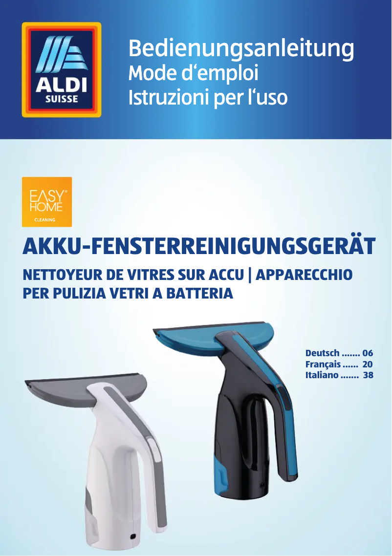 Page 1 of the manual User Manual Easy Home GT-FS-03