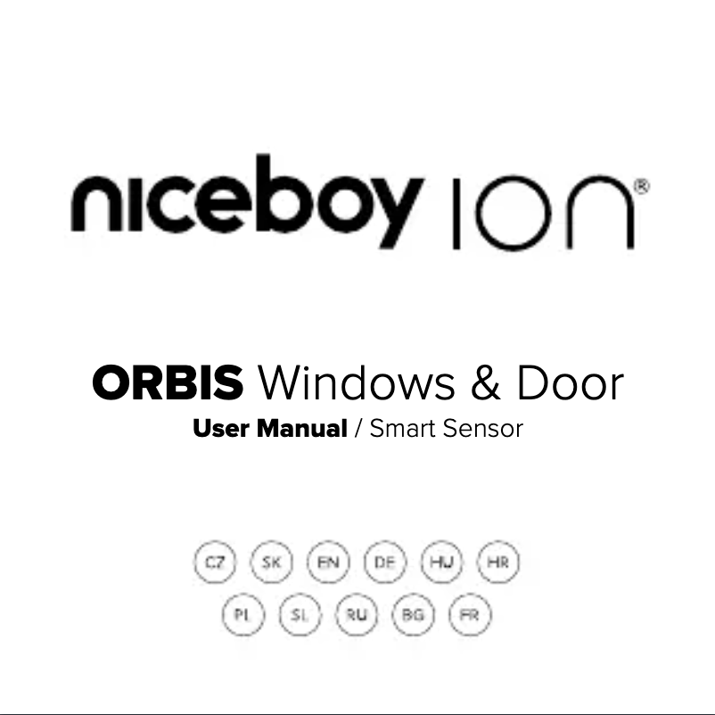 First page image of the manual for ION ORBIS Windows & Door Sensor