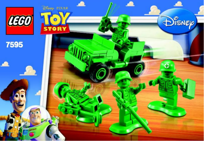 First page image of the manual for Toy Story 7595