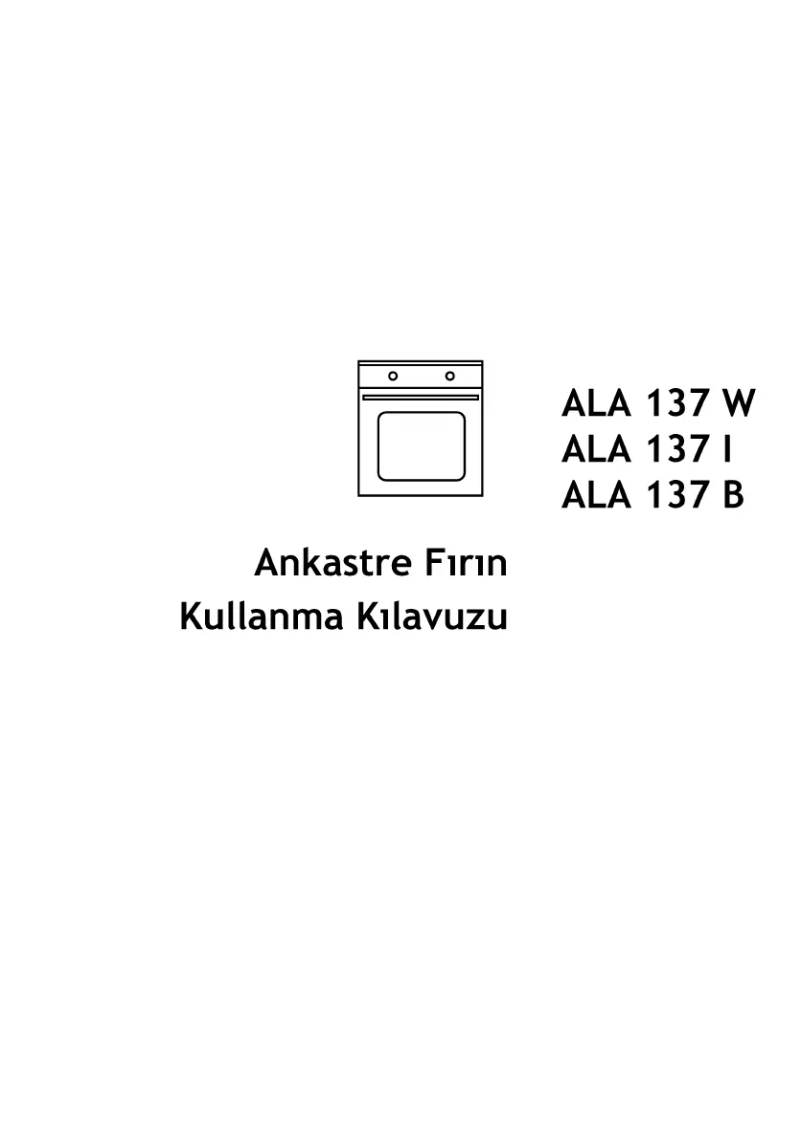 First page image of the manual for ALA 137 I