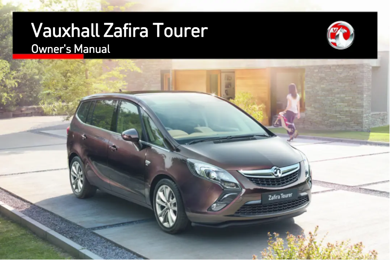 First page image of the manual for Zafira Tourer (2015)