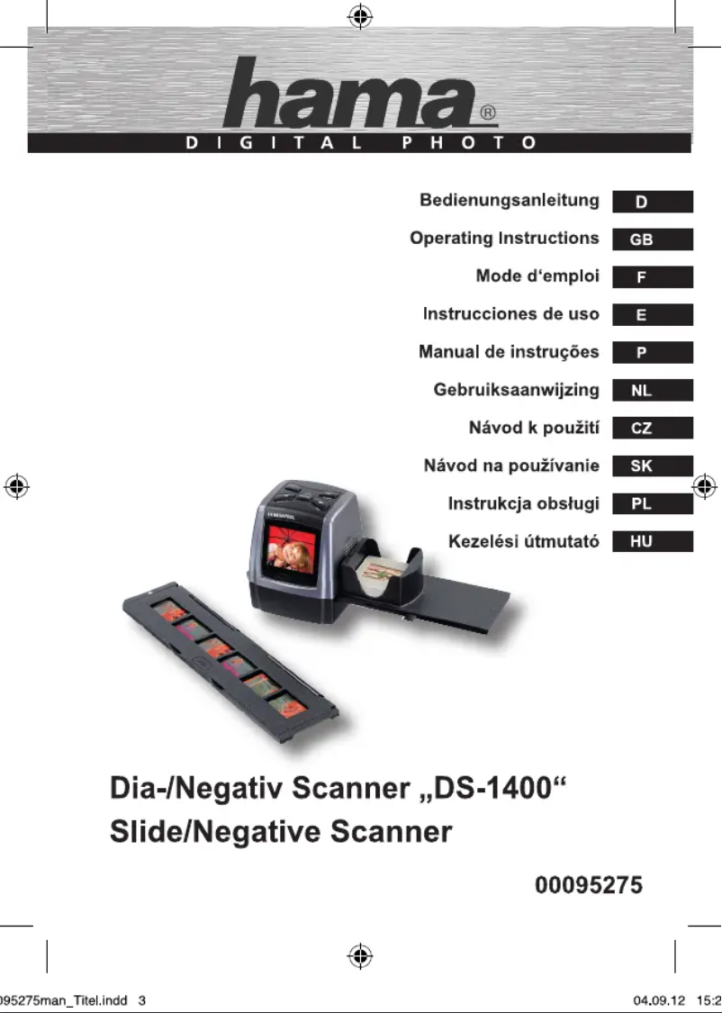 First page image of the manual for DS-1400