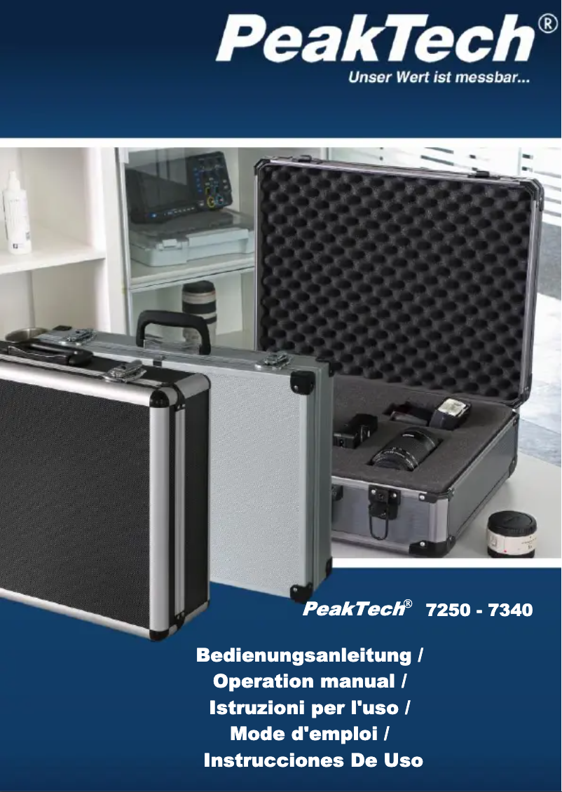 First page image of the manual for 7340