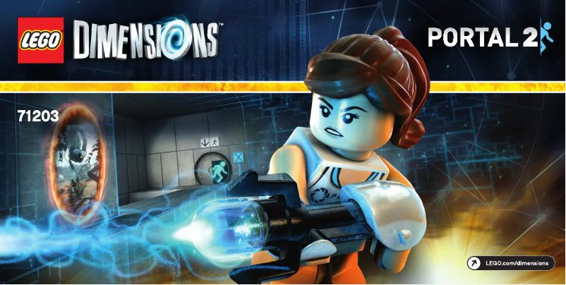 First page image of the manual for Portal 2 Level Pack 71203