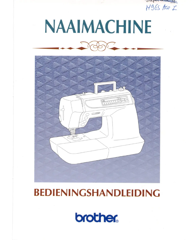 Page 1 of the manual User Manual Brother Ace I M965