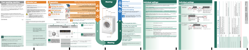 Page 1 of the manual Use and Maintenance Manual Siemens WS10O260BY